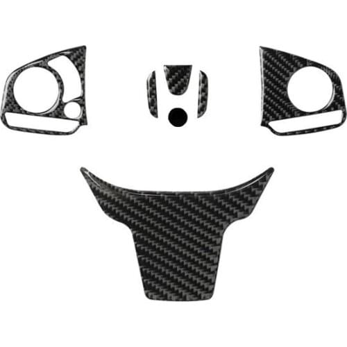 Fit For Honda Tenth Generation For Civic 2016-2019 Carbon Fiber Steering Wheel Button Frame car accessories