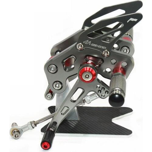 CNC Adjustable Footrests Foot Pegs Rider Rearsets Foot Rest Pedal For Kawasaki Z125 2017 2018