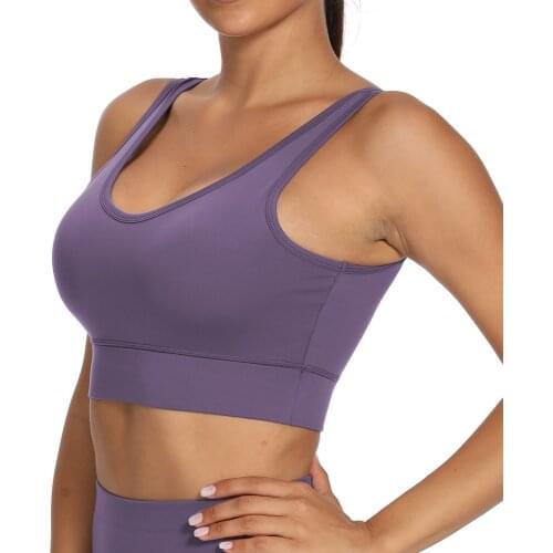 Dujia New Arrival Sports Bras Woman Yoga Top Push Up Bra Quick Dry Fitness Tops Soft And Breathe Outdoor Sportswear Tank Top