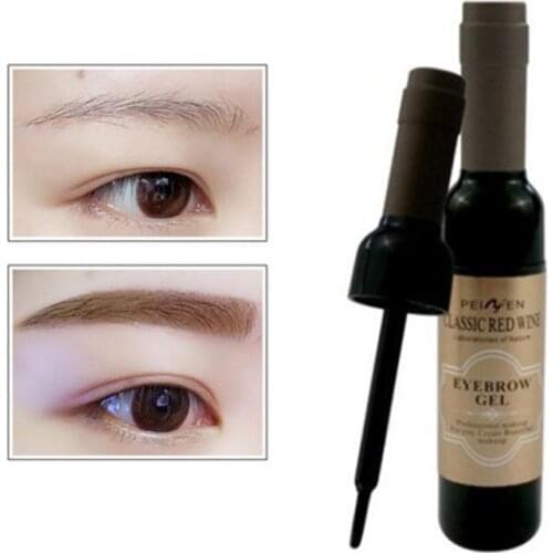 Eyebrow Tattoo Black Coffee Gray Peel Off Eyebrow Shadow Makeup Long Waterproof Gel Pencil Lasting Eyebrow Natural B3K7