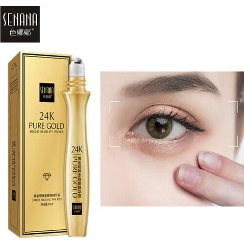 15ML Whitening Bright Eyes Roll-on Serum Remove Puffiness Dark Circles Eye Fine Lines Anti-Aging Moisturizing Firming Eye Care