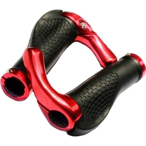 Cycling Bicycle Grips Lock On Bike Grips Bicycle Handlebar Cover Rubber Adjustable Vice Handlebar Shockproof Covers