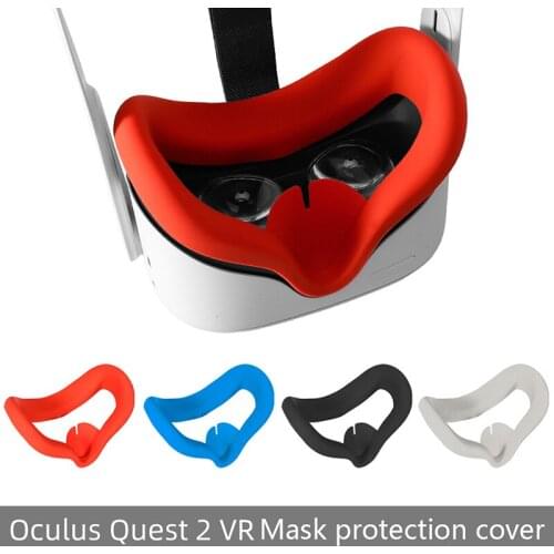 High quality Silicone Eye Mask Cover Pad For Oculus Quest 2 VR Headset Blocking Eye Cover Pad