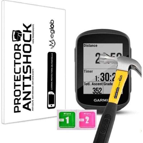 Screen protector Anti-Shock Anti-scratch Anti-Shatter compatible with Garmin Edge 130