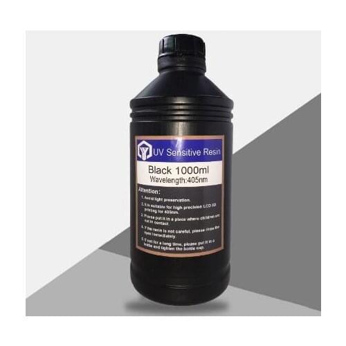 3D printer soft/rubber resin Jewelry/dental Liquid UV photosensitive resin for LCD/SLA/DLP 405NM 1000 ml Better precision