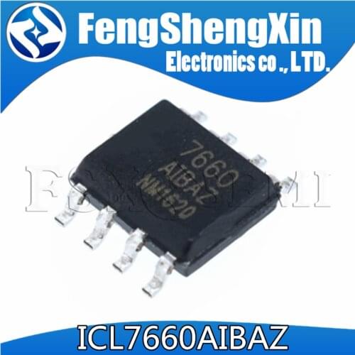 50pcs/lot New ICL7660AIBAZ ICL7660 7660AIBAZ CMOS Voltage Converters IC SOP-8