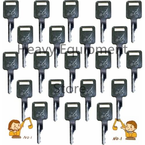 21 Pcs For Bobcat key Bobcat Melroe Ignition Key Skid Steer Loaders Mini Excavator 6693241