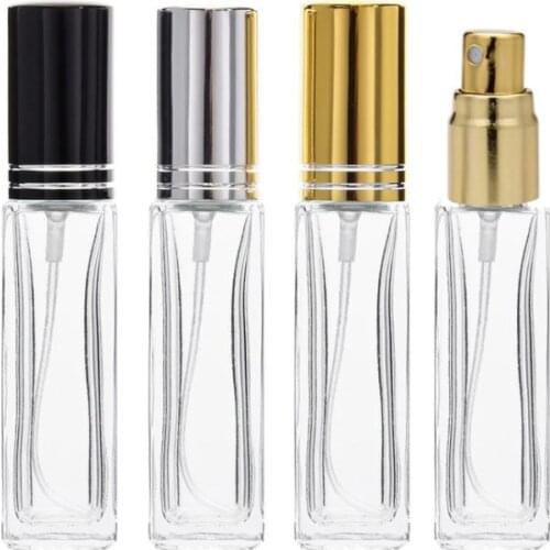 4ML 8ML Refillable Sample Perfume Glass Bottle Travel Spray Atomizer Empty Perfumes Bottles 1000pcs SN421