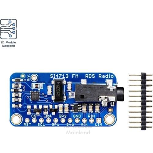 DC 3-5V SI4713 Stereo FM Transmitter Single Row Needle Regulator Interface Voltage Adjustable FM Transmitter