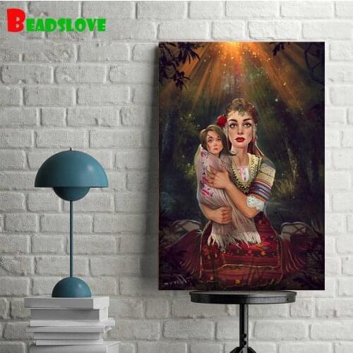 DIY photo custom diamond mosaic Mother and newborn diamond rhinestone embroidery painting full drills square round B53