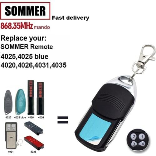 For SOMMER 4020 4026 TX03-868-4 remote control 868mhz sommer TX03-8-4 rolling code remotes