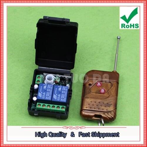 DC 12V two wireless remote control switch DC AC motor forward and reverse controller (D1B1)