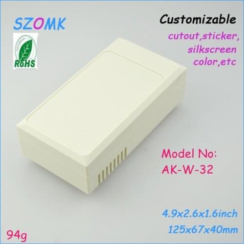 Electronics enclosures for pcb distribution box (4 pcs) 125*67*40mm plastic enclosure box for electronic, electronic tool box