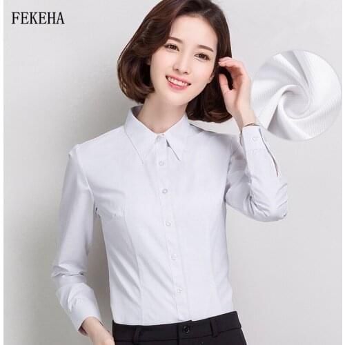 FEKEHA Black And White Blouses