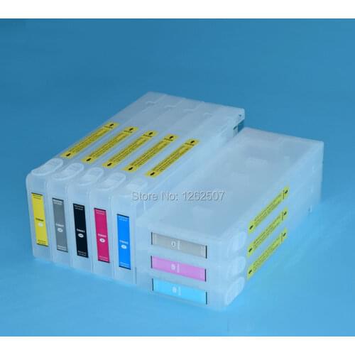 350ml X 8Colors T6531-T6539 Refill ink cartridge For Epson Stylus Pro 7800 Inkjet Printers ( 8 color ) with chip
