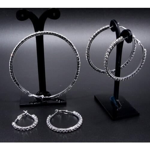 Fashion Large Statement Drop Earrings Geometric Silver Color Jewelry Women Big Dangle Hanging Fashion Modern Female Earring 1006