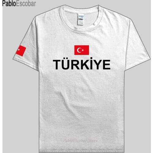 Turkey t shirt men TUR t-shirts nation team 100% cotton fans tops letters street wear fitness tshirt Turkish Turk country