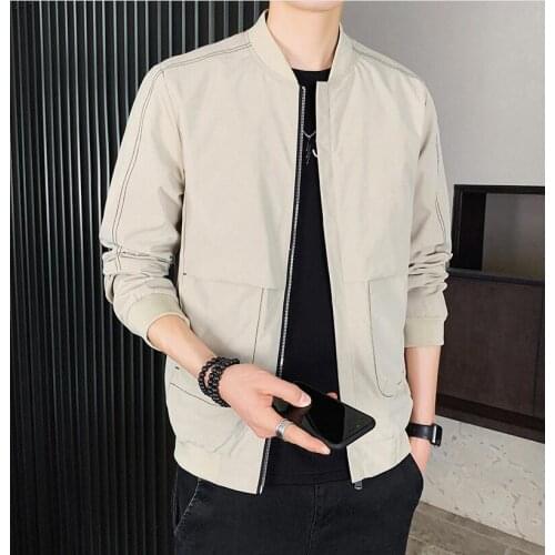 2021 Spring Outwear Jacket Coat Men Windbreaker Male Casual Waterproof Tops