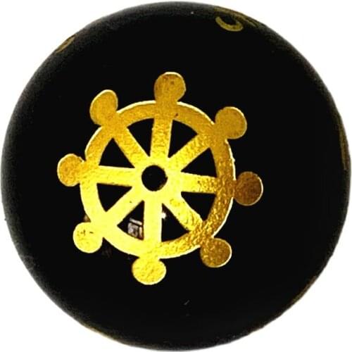 Natural Obsidian Crystal Ball Home Decoration Ball Sphere Buddhism Six-word Inauguration Feng Shui Chakra Healing Stones