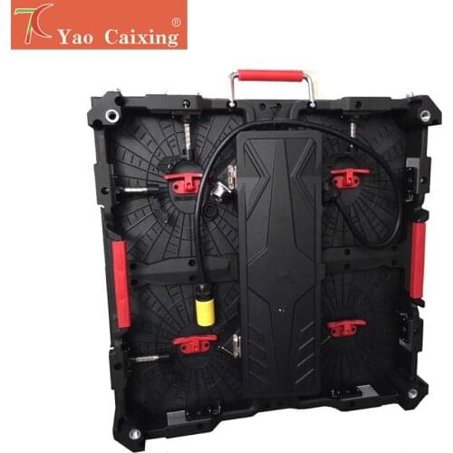 Front mainterance P4.81 indoor 500*500mm die-casting aluminum equipment cabinet led display rental screen
