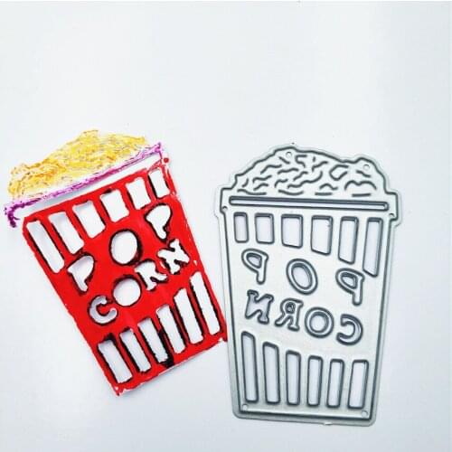 Popcorn Metal Cutting Dies for Card Making decoration Scrapbook Paper Craft Knife Mould Blade Punch Stencils Dies