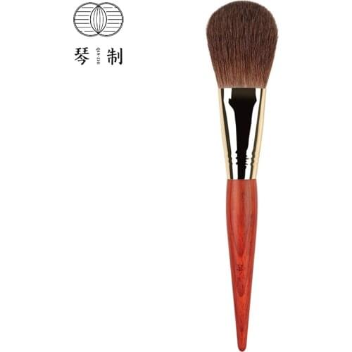 QINZHI Professional Handmade Make Up Brush 007 Large Flat Face Powder Brush Soft Red Squirrel Hair Makeup Brushes