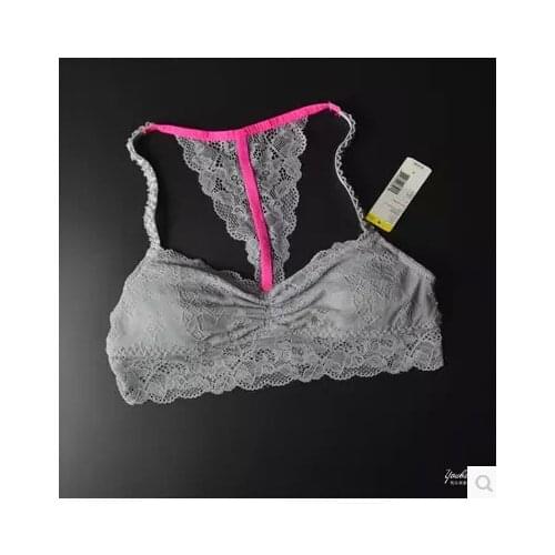 Sexy lace seamless underwear wireless bra vest design sleeping bra