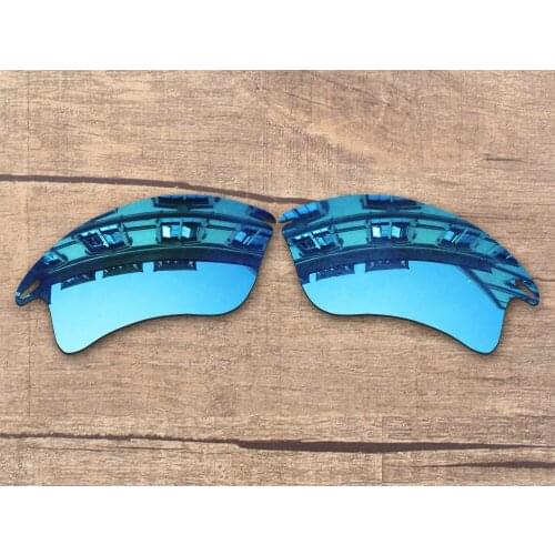 Vonxyz Ice Mirror Polycarbonate Replacement Lenses for-Oakley Fast Jacket XL Frame