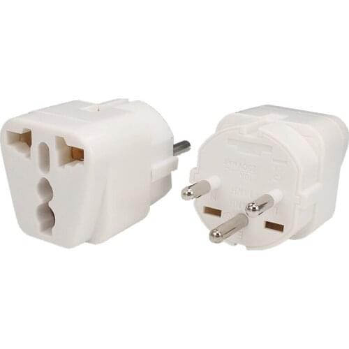 5 x ISRAEL Palestine Travel Plug Adapter Universal Outlet Israeli 3 Pin Grounded Plug Adaptor 10A 250V