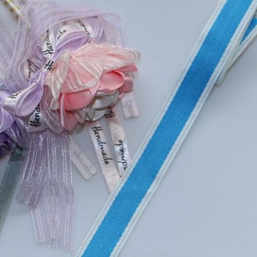 5yard 2.4cm Nylon Soft Webbing Binding Tape Stripe Ribbon Sewing fabric Clothing Accessories For Clothes side strips