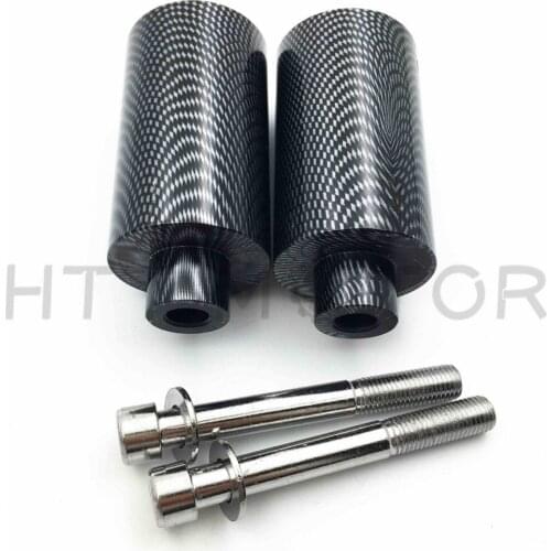 Aftermarket free shipping motorcycle parts No Cut Frame Slider Crash For Yamaha 2006 2007 2008 2009 2010 2011 FZ1 Carbon Fiber