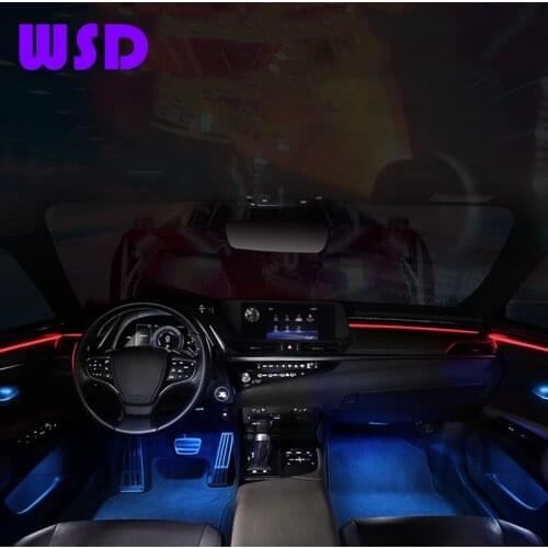 Car Ambient Light Suitable for Lexus ES Ambient Light Trim Light Interior Modification 64 Color Original Replacement Installatio