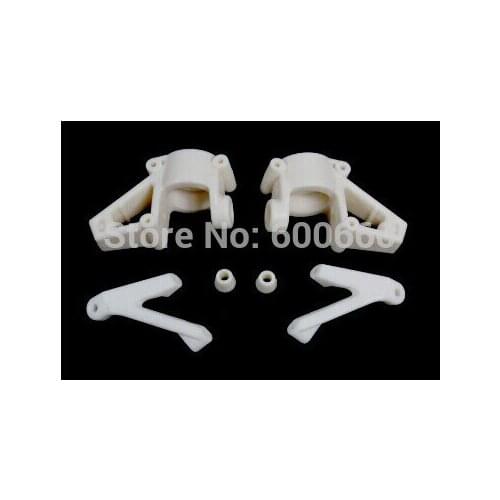 Baja white color front hub carrier set nylon 85086