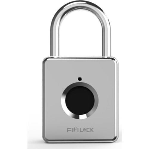 Fipilock High Quality Security Fingerprint Padlock Suitable For School Locker For Gym Door