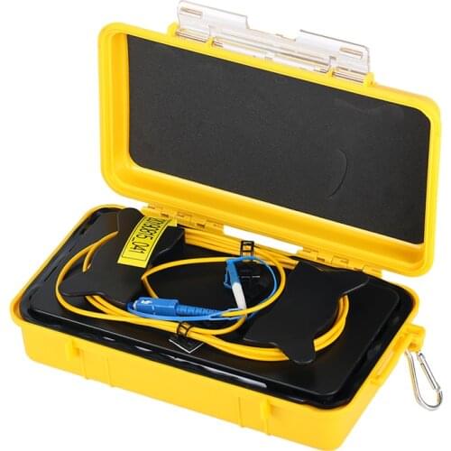FTTH SC UPC-LC UPC Connectors 500/1000/2000meter Optical Fiber OTDR Launch Cable Box
