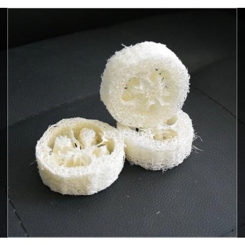 500pcs/lot 2CM thickness Natural Loofah Luffa sponge DIY customize cleanner soap tools dish,,sponge scrubber,facial