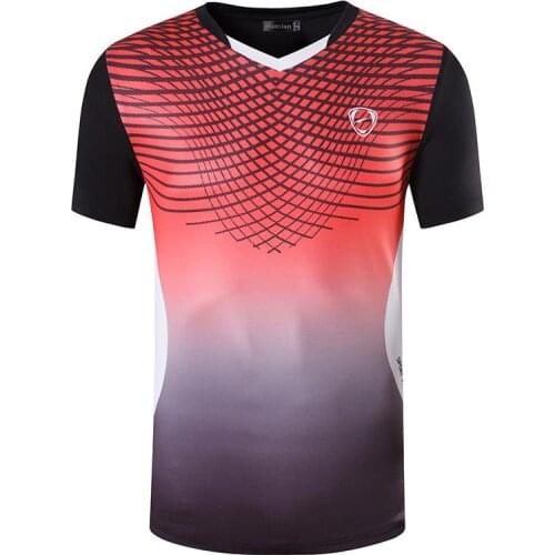 Jeansian Sport Tee Shirt Tshirt T-shirt Running Gym Fitness Workout Football Short Sleeve Dry Fit LSL248 Black