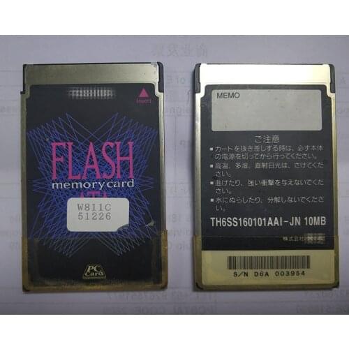 Flash memory card 10MB ATA card PC memory card for industrial equipment 68 holes PCMCIA PC card