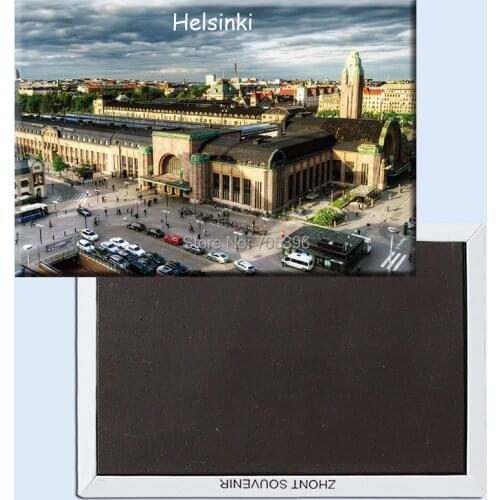 Helsinki Railway Station Picture Fridge Magnet 20995