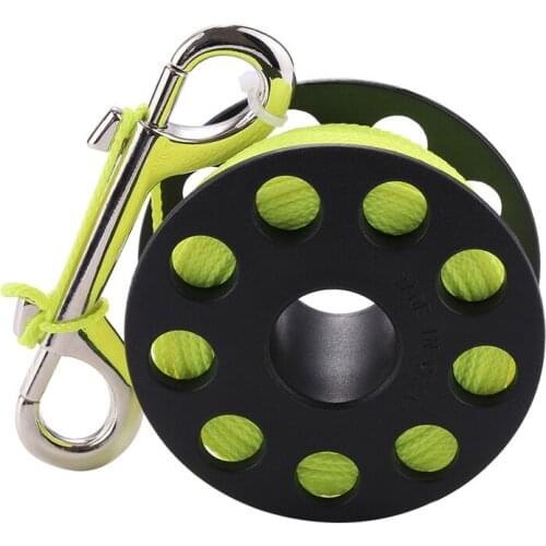 Diving elephant pull buoy rope release device Locking coil 30-meter wire wheel coil spool