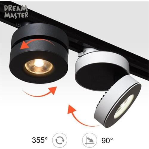 New Art Design led spotlights, industrial ultra-thin rotatable led track lighting, modern adjustable decor led spot lights