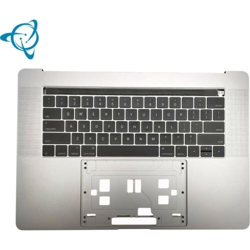 Shenyan Original A1707 TopCases For Macbook Pro Retina 15" A1707 Palmrest Top case US keyboard+touchbar+backlight Silver Gray