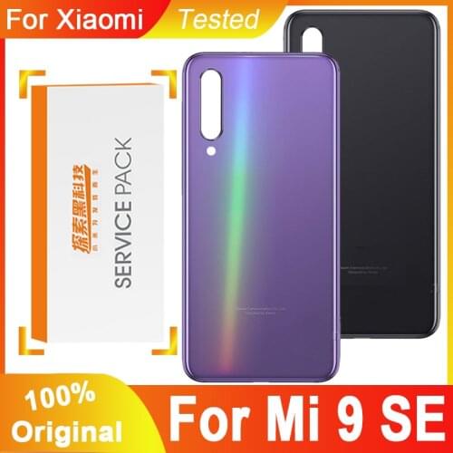 Original Back Housing Replacement for Xiaomi Mi 9 Se Back Cover Battery Glass with adhesive Sticker For Mi9 Se Rear cover