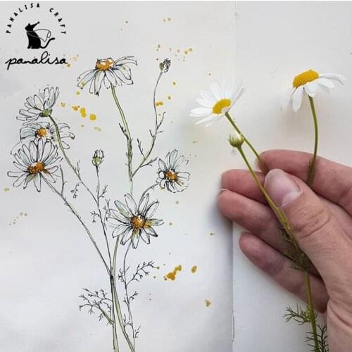 PanalisaCraft Garden Flower Transparent clear stamp for DIY Scrapbooking/Card Making/Kids Christmas Fun Decoration Supplies