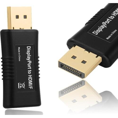 Original For HP Laptop PC Male To Female DP to HDMI Cable Display Port 1080P HDMI Adapter Converter