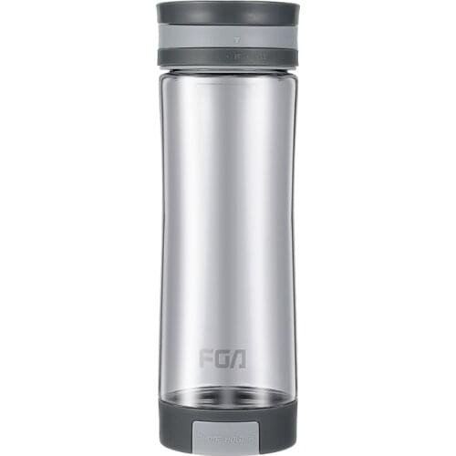 Plastic Sports Space Water Cup Outdoor Portable Kettle Student Simple Water Bottle Phone Holder Garrafa Agua Drinkware DD60WB