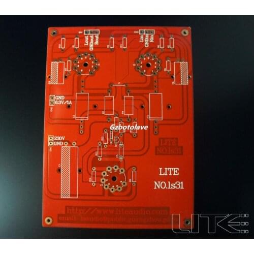 LITE LS31 pre amplifier PCB tube preamp board empty board 5842 TIY tube amplification