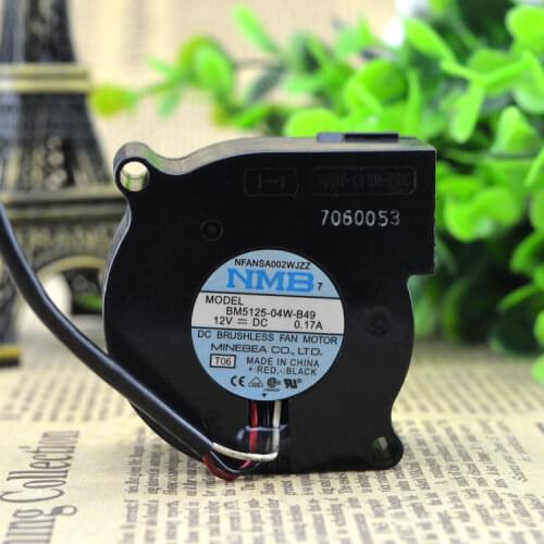 Brand new original BM5125-04W-B49 12V 5CM 5025 silent blower centrifugal projector multi-purpose fan