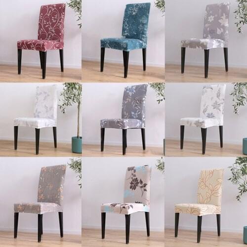 Stretch Printing Dining Table and Chair Cover Living Room Chair Cover Office Chair Cover Home Kit