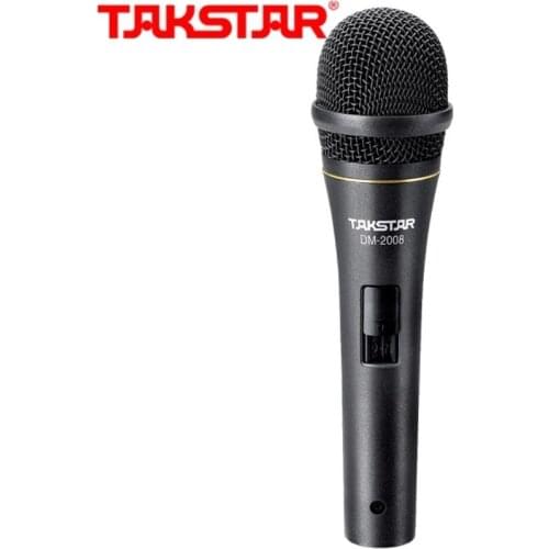 Takstar DM-2008 Professional wired dynamic Microphones for KTV meeting On-stage performance Computer